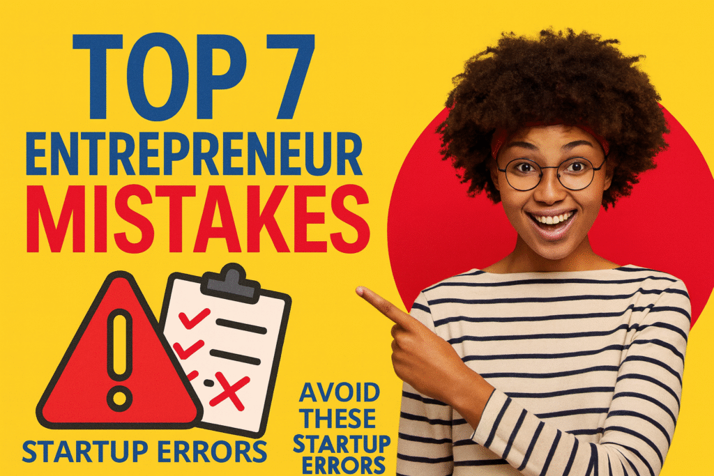 top mistakes new entrepreneurs make